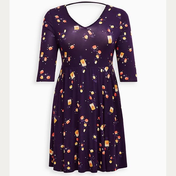 Torrid SKATER DRESS - SUPER SOFT DISNEY TANGLED LANTERN TOSS - Picture 2 of 5